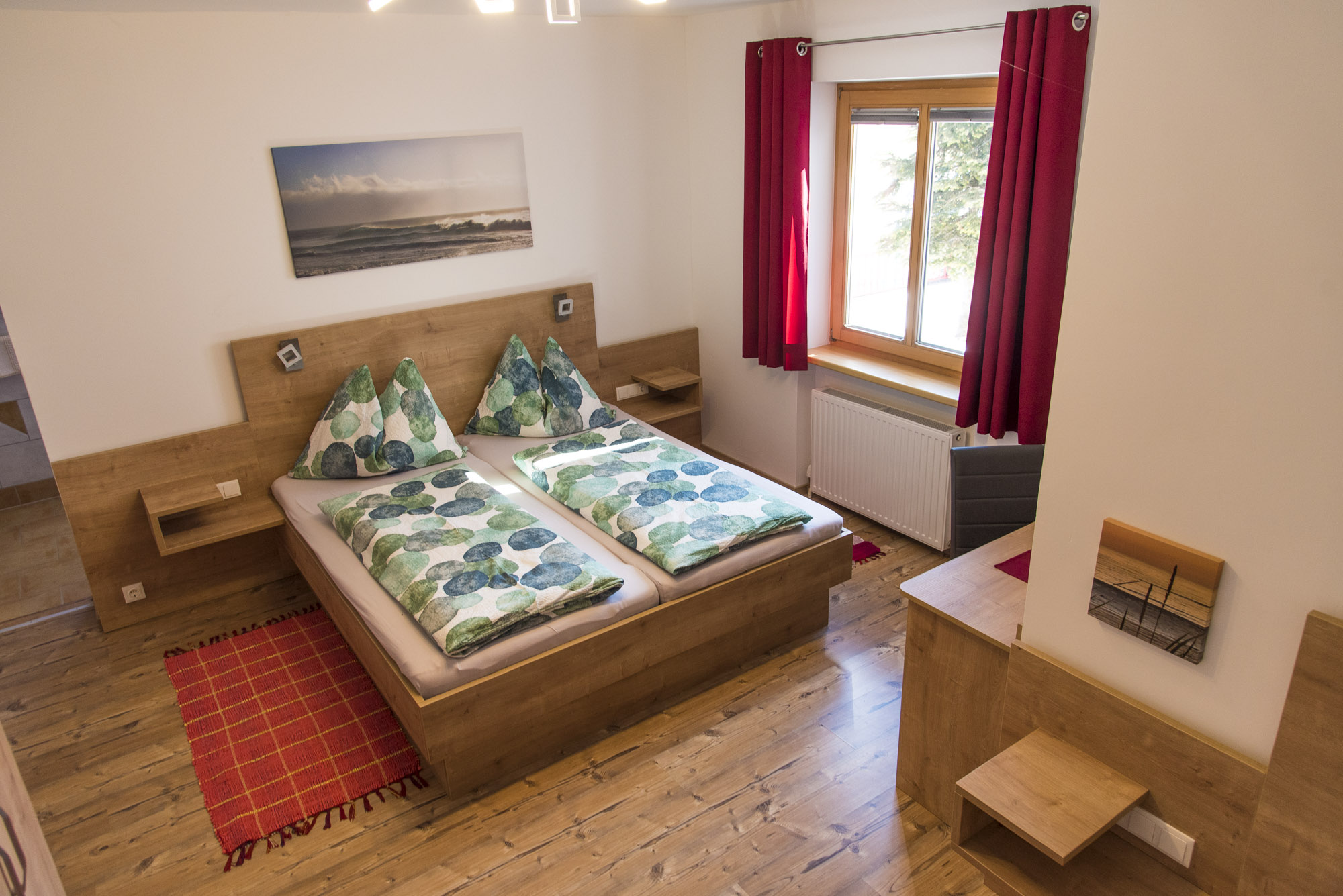 Appartement 4 Schlafzimmer Doppelbett